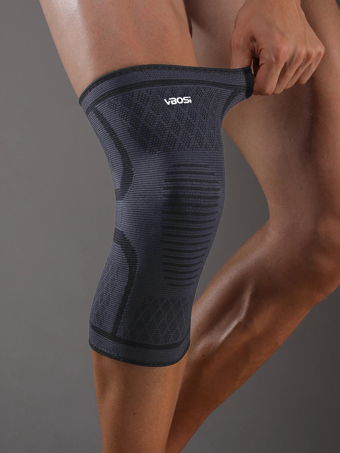 1 Pc Elastic Breathable Compression Knee Support Sleeve for Basketball
