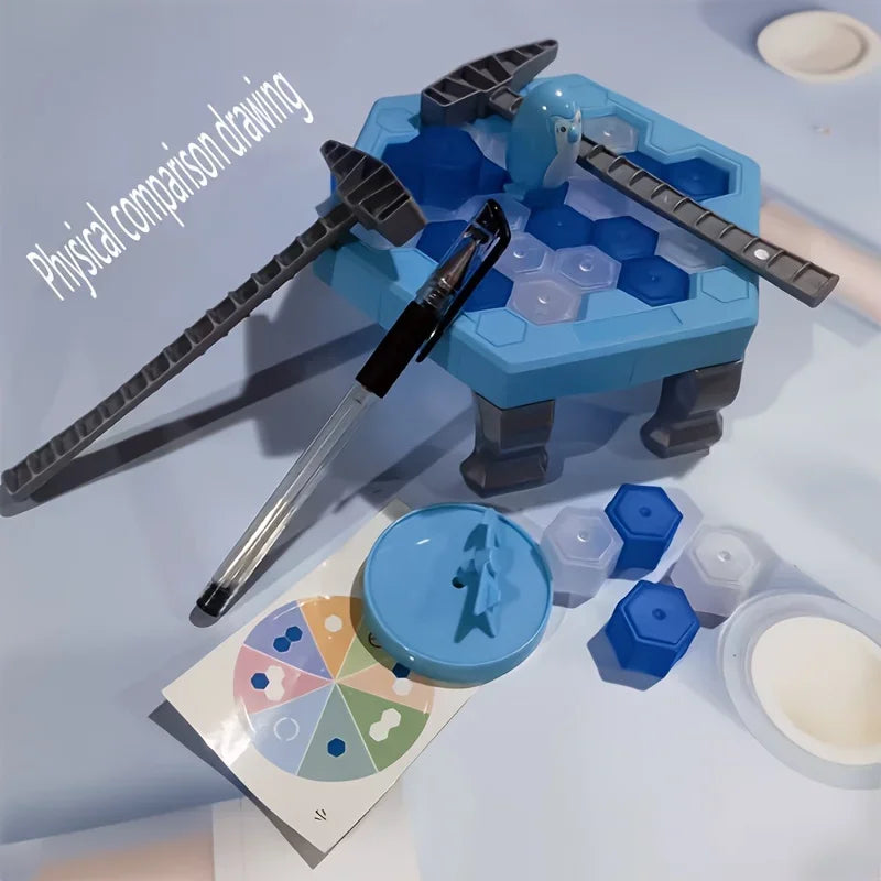 Save Penguin Knocking Ice Toy, Ice Breaker Knocking And Disassembling