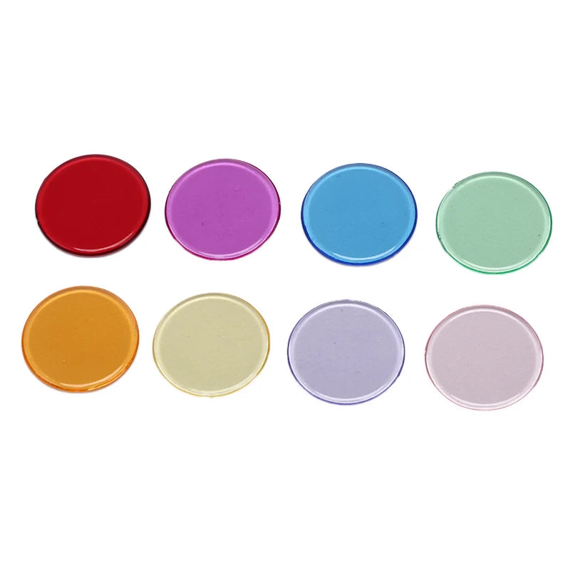 100pcs 19mm Poker Chips Count Bingo Chips Bingo Game Cards Plastic for