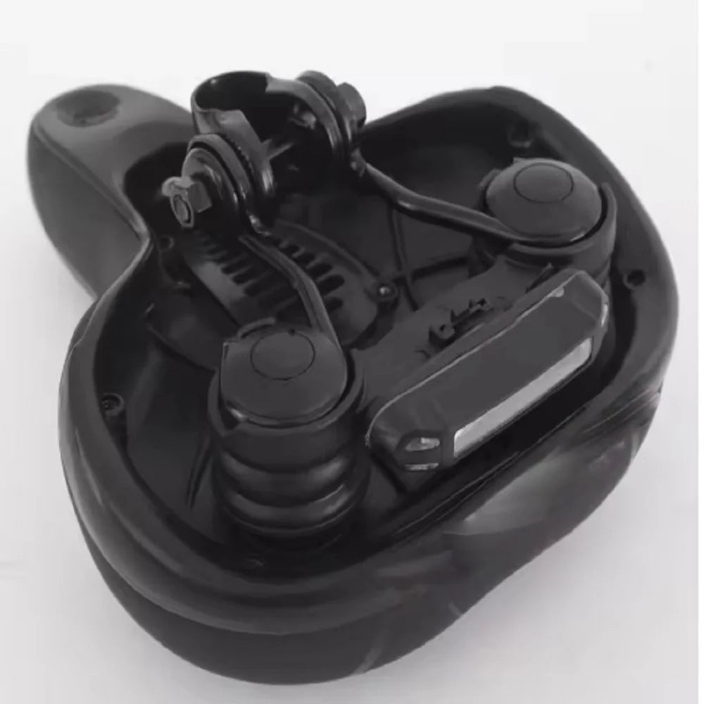 Reflective Shock Absorbing Hollow Bike Saddle MTB Bicycle Seat