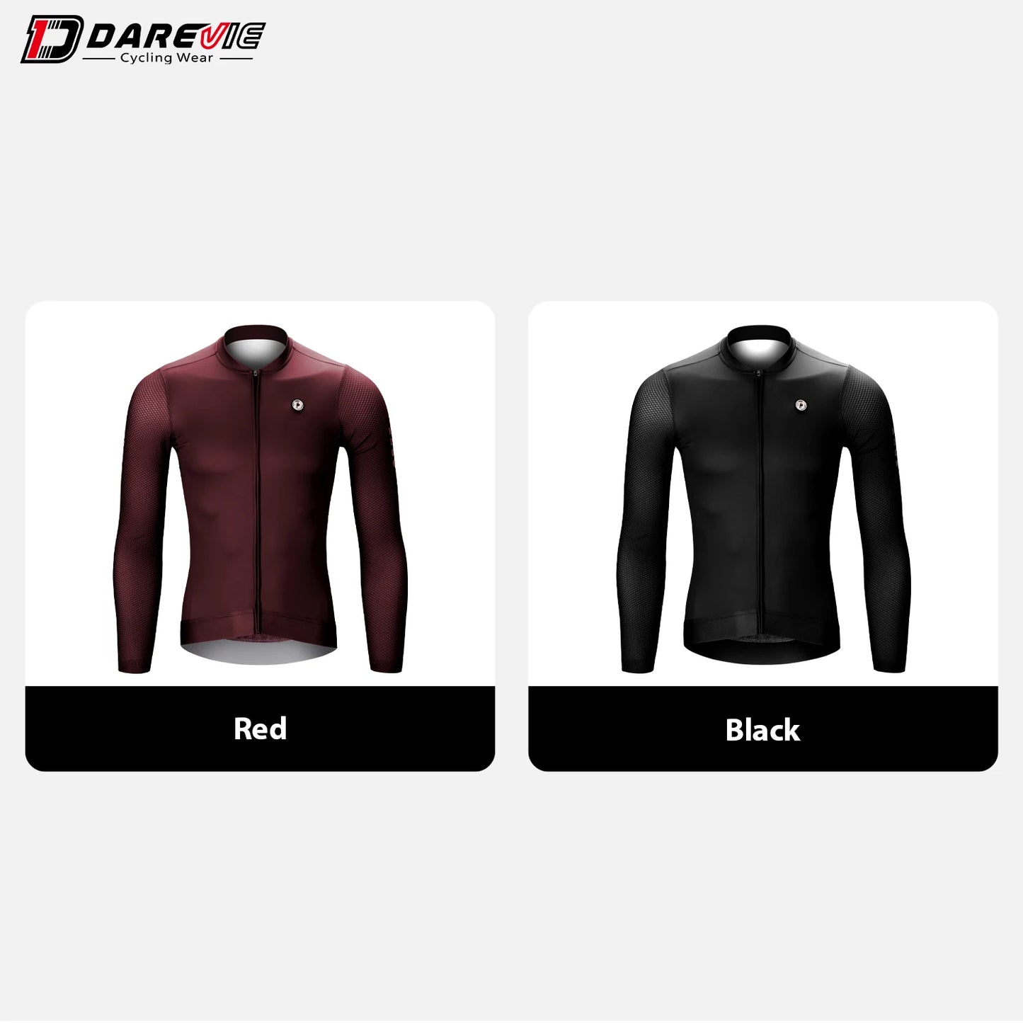 DAREVIE Man Cycling Jersey 2024 Summer Breathable Long Sleeve Men's
