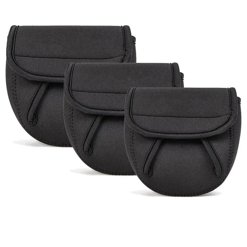 S/M/L Spinning Fishing Reel Cover Neoprene Wheel Protective Case