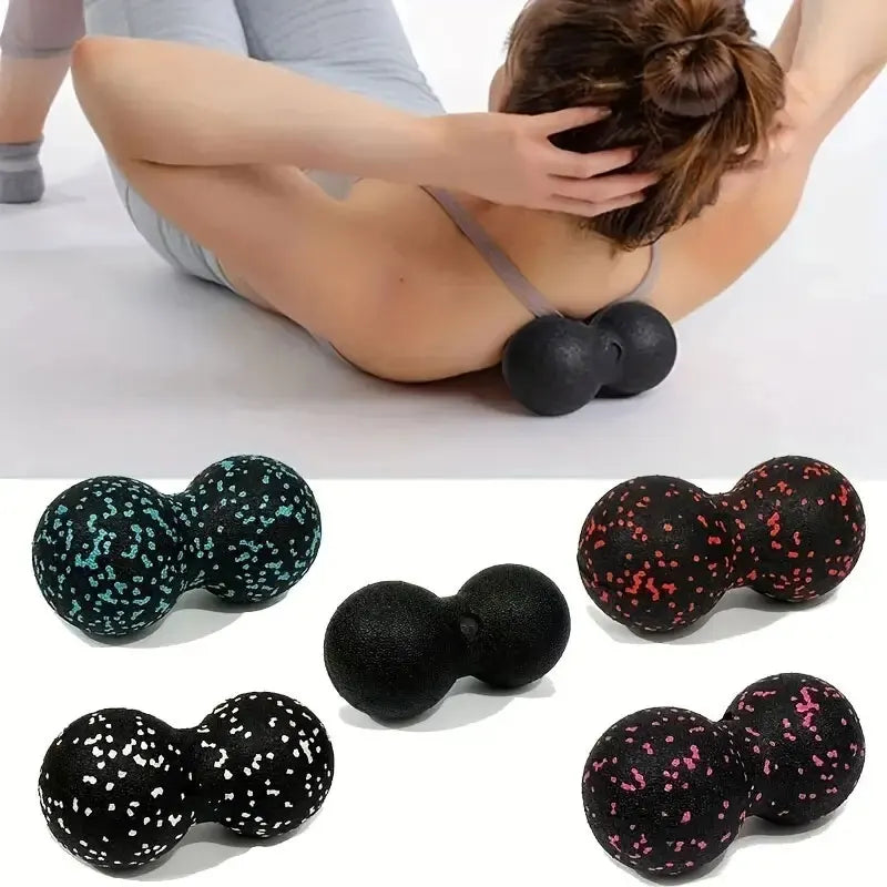 A peanut shaped massage ball, deep muscle relaxation massage ball,