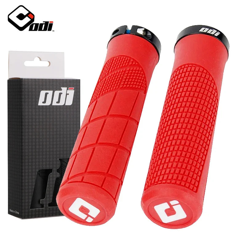 MTB Bicycle Handlebar Grips Rubber Anti-Skid Bike Grips Lock On Road