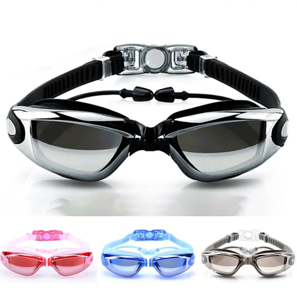 Swimming Goggles Adult Pool Glasses Anti Fog Men Women UV Protection