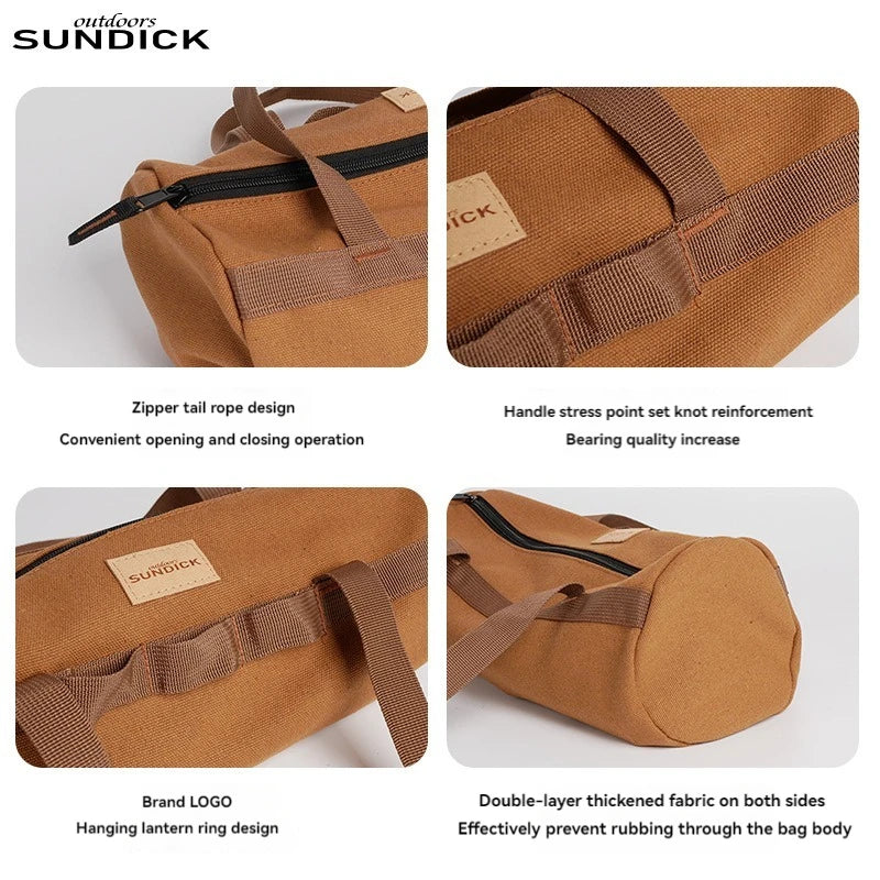 Outdoor Picnic Carrying Case Camping Bag Cutlery Pouch Larg Capacity