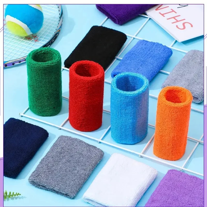 8×10CM Towel Sports Wristbands Tennis Sweat Bands Wrist Guard For
