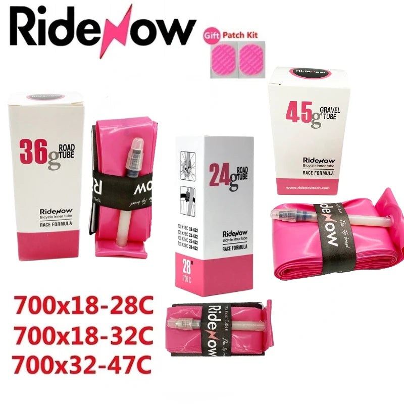 RideNow TPU Bike Inner Tube 700C 700x18 23 25 28 32 35 37 40 47C