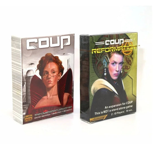 Indie Boards and Cards | Coup | Card Game | Ages 14+ | 2-6 Players |