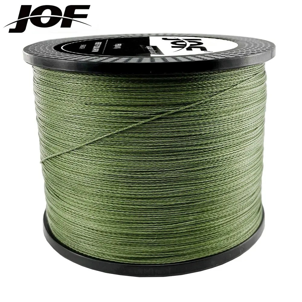 JOF 4 Strands Braided Fishing Line Multifilament 300M 500M 1000M Carp