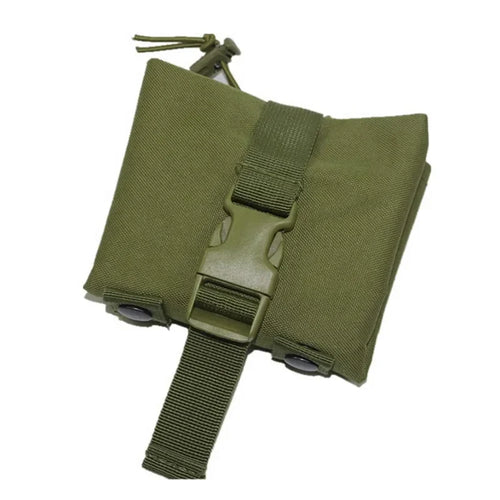 Folding Molle Magazine Dump Drop Pouch Military Airsoft Ammo EDC Tool