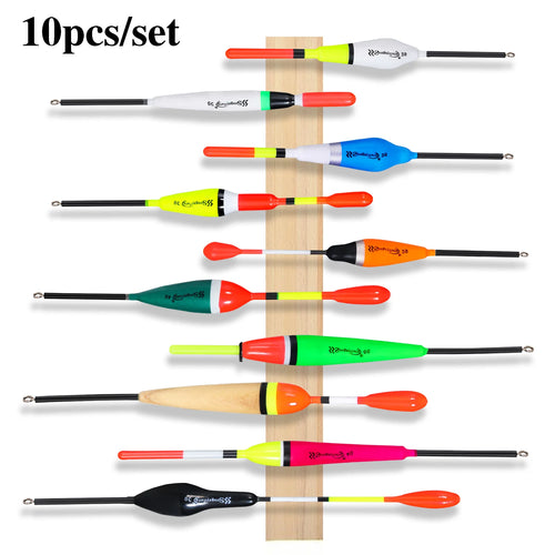 Sougayilang Fishing Float Set 10pc Chinese Hook Buoy Professional