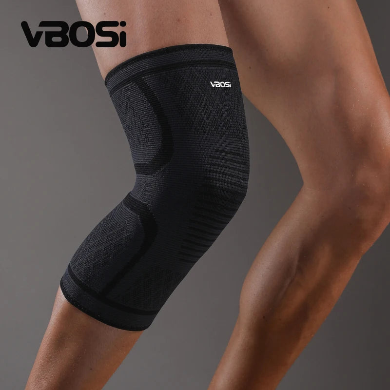 1 Pc Elastic Breathable Compression Knee Support Sleeve for Basketball
