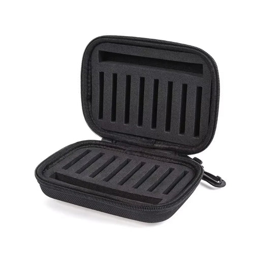 Portabale Fly Fishing Lure Spinner Spoon Bait Black Storage Box