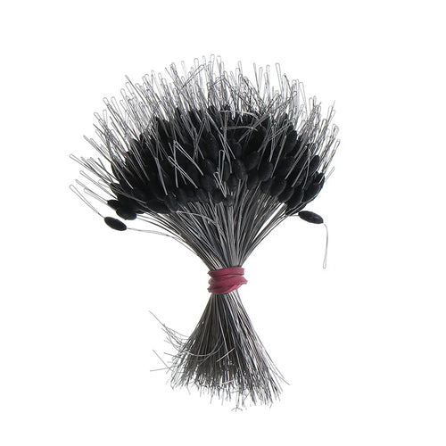 300Pcs Silicone Space Bean Oval Stopper Bobber Profession Fishing