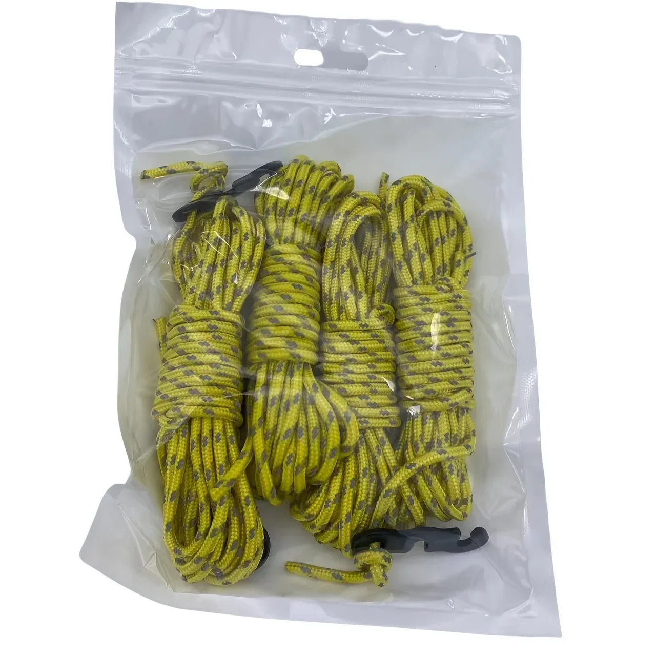 4 Outdoor Tent Ropes, Reflective Ropes Canopy Ropes Reinforced