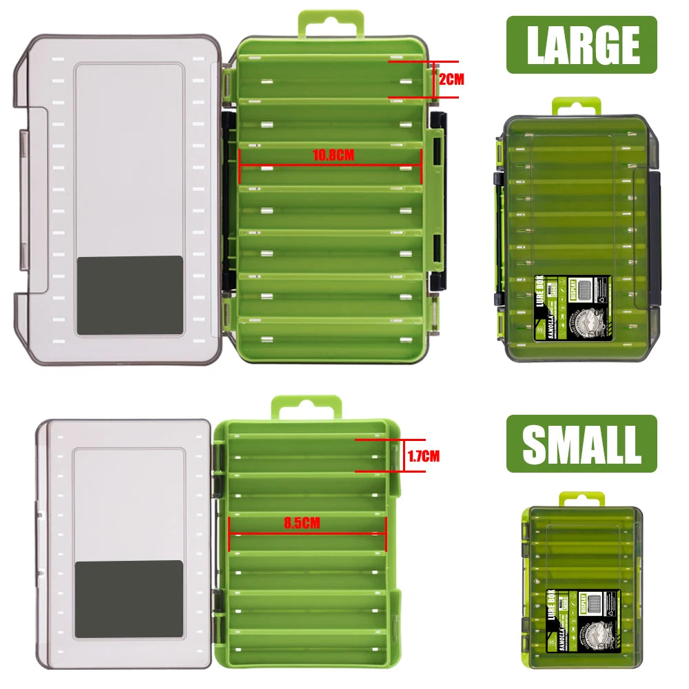 Fishing Tackle Box 14 Compartments Fishing Accessories Lure Hook