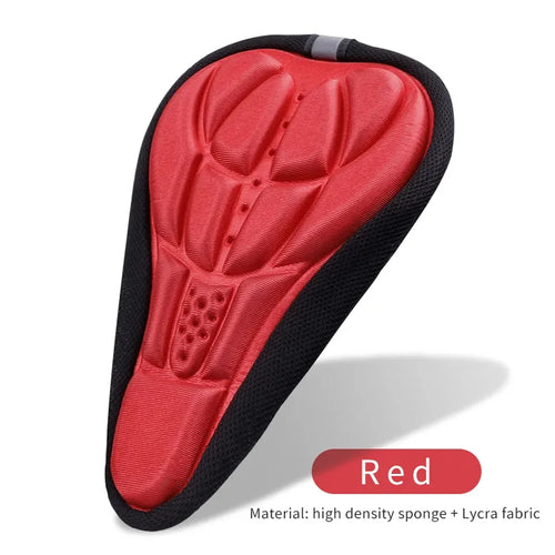 Soft 3D Padded Cycling Bicycle MTB Bike Saddle Seat Cover Cushion