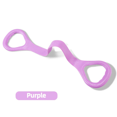 8 Fitness Workout Resistance Band Arm Back Shoulder Exercise Elastic