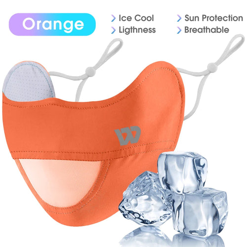 WEST BIKING Summer Ice Silk UV Protection Mask Breathable Outdoor