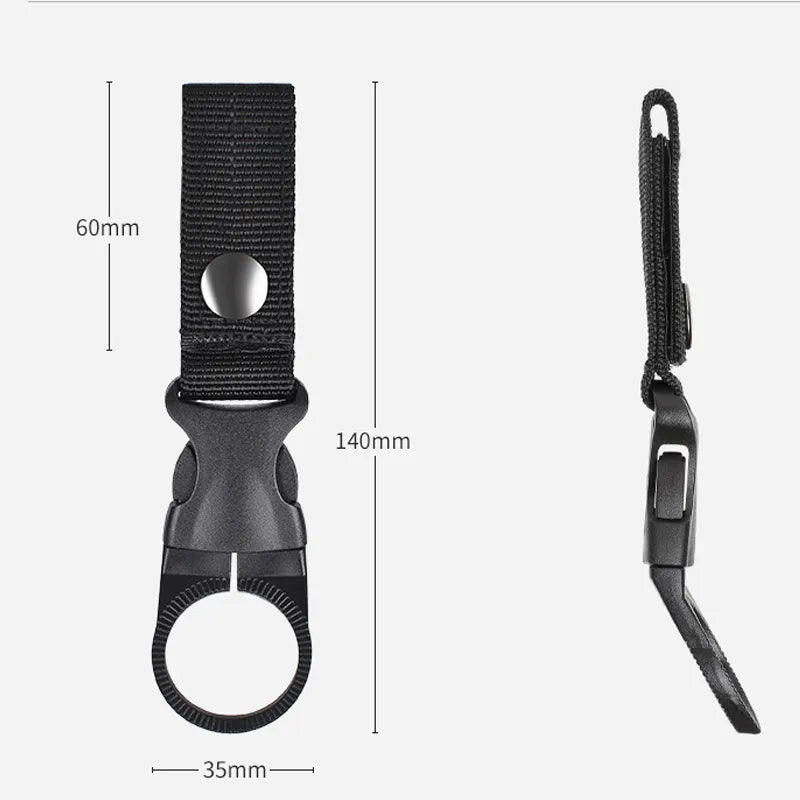 Webbing Buckle Hook Water Bottle Holder Clip Outdoor Military Nylon