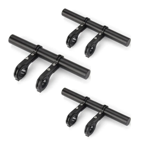 10/20/30CM Aluminum Alloy Bicycle Handlebar Extender Bike Front Light
