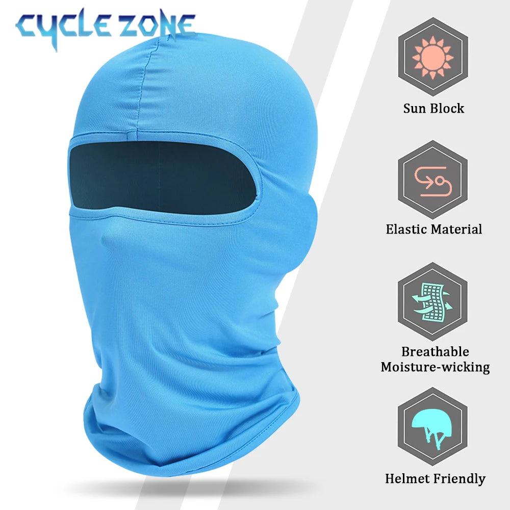 Bicycle Full Face Mask Breathable Balaclava Mask Windproof Dustproof