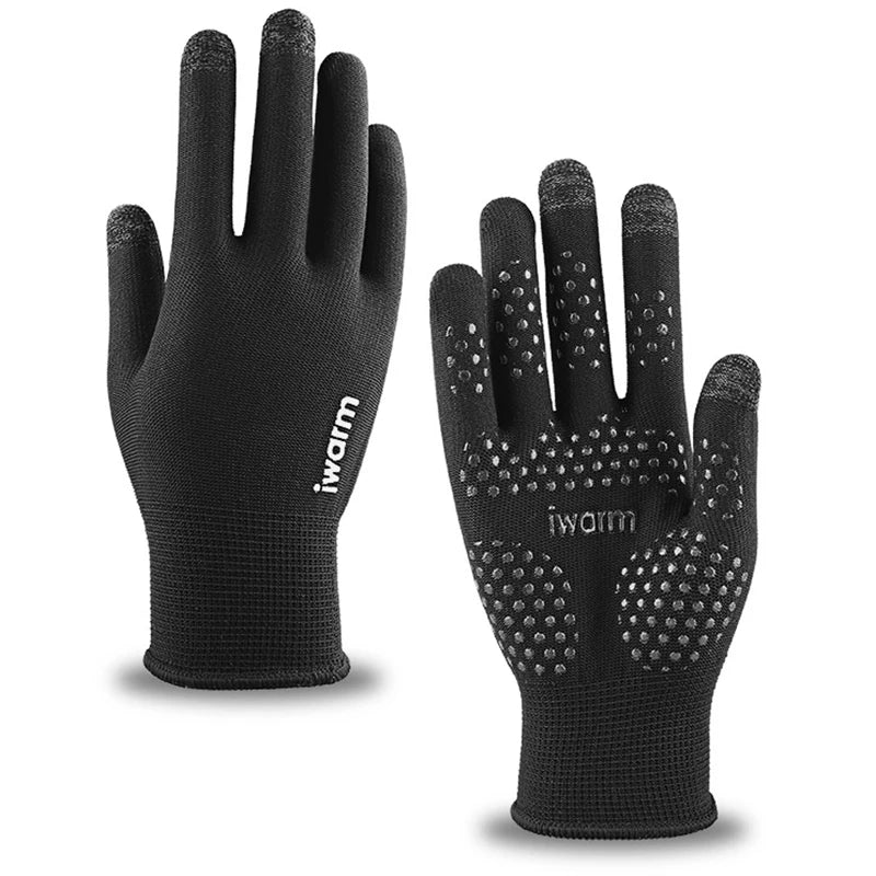1 Pair Full Fingers Gloves Waterproof Cycling Outdoor Sports Running