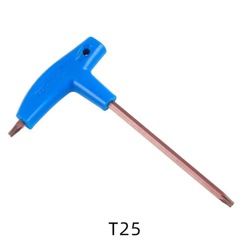 T25 3/4/5/6MM Bike Allen Key Wrench T-Shaped Extended Plastic Handle