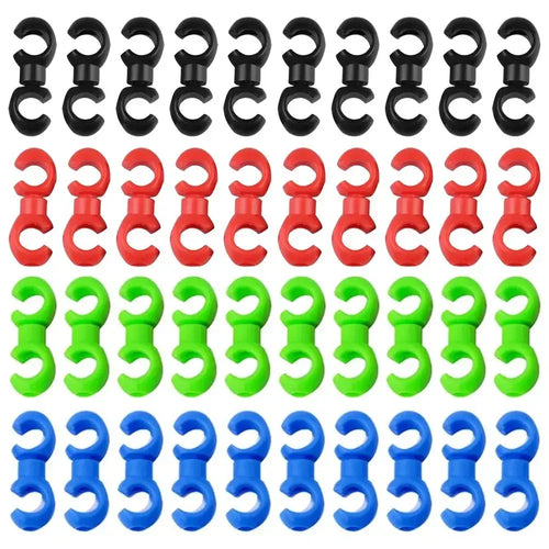 10-50 pcs Rotatable Bicycle Cable Clips - MTB Derailleur Shift Line