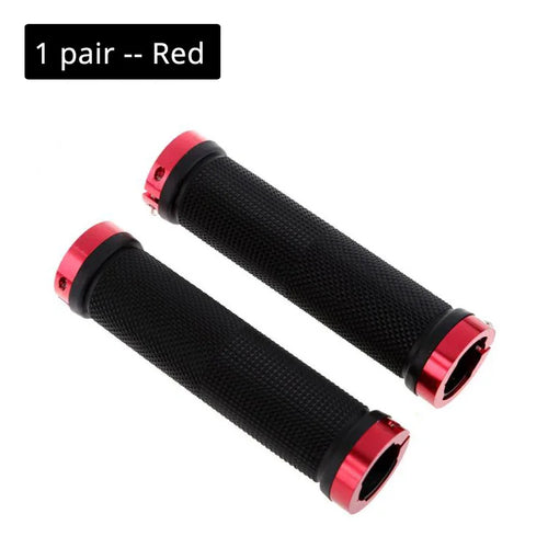 Bicycle Grips Rubber MTB BMX Handlebar Cuffs Lock on Anti-Slip