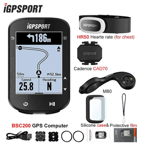 IGPSPORT BSC200 GPS Cycle bike Computer Wireless Speedometer Bicycle