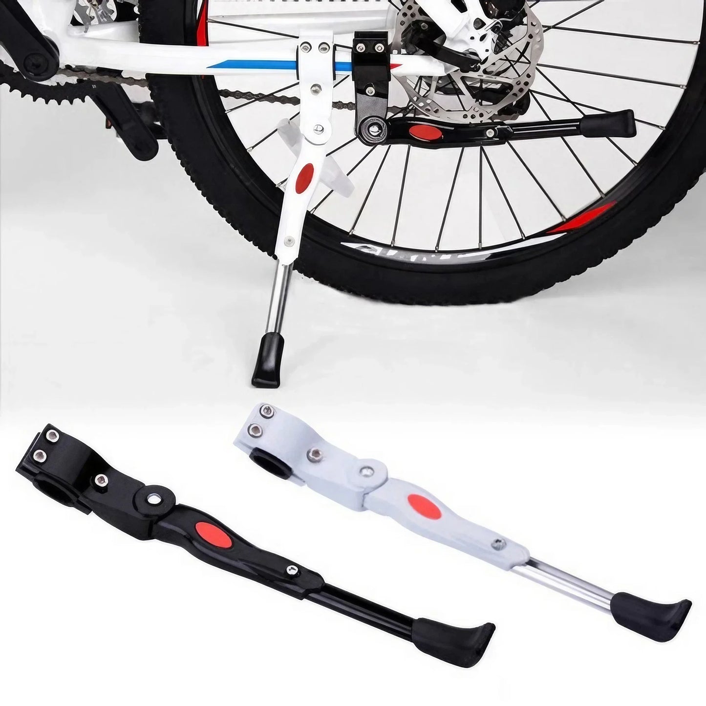 Adjustable Bicycle Kickstand Parking Rack Bicycle Side Support