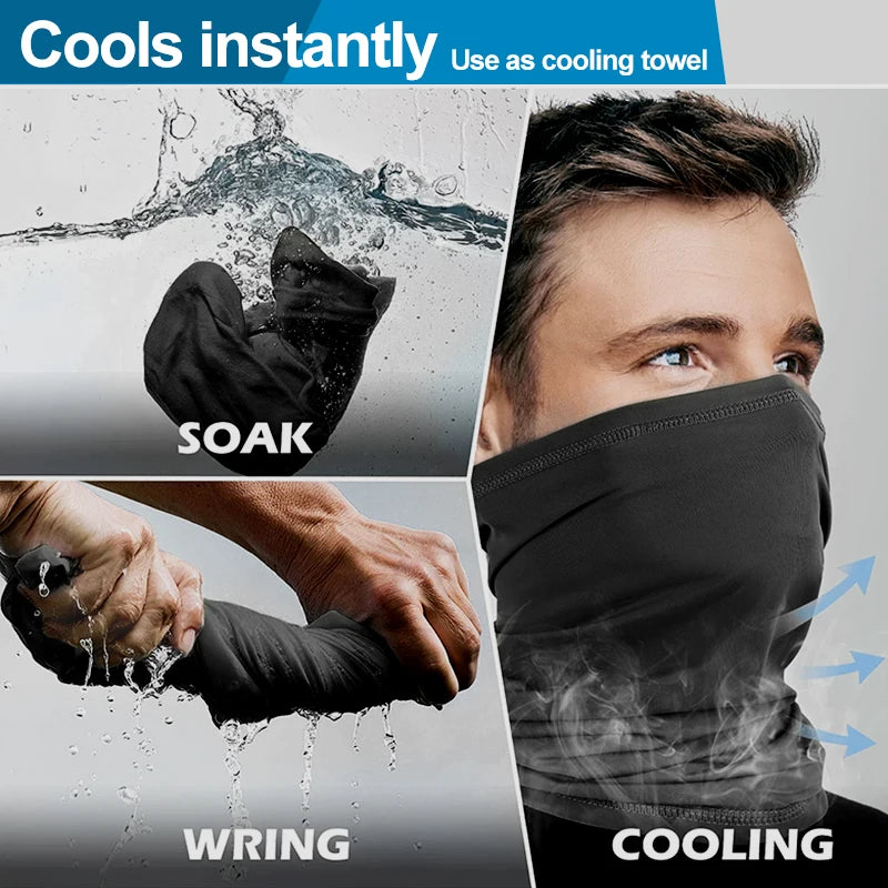 1 PCS Cycling Face Mask Breathable Headscarf Bandana Scarf Neck