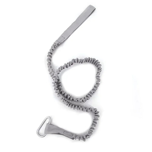 1PC Adjustable Elastic Kayak Paddle Leash - Coiled Lanyard Cord with