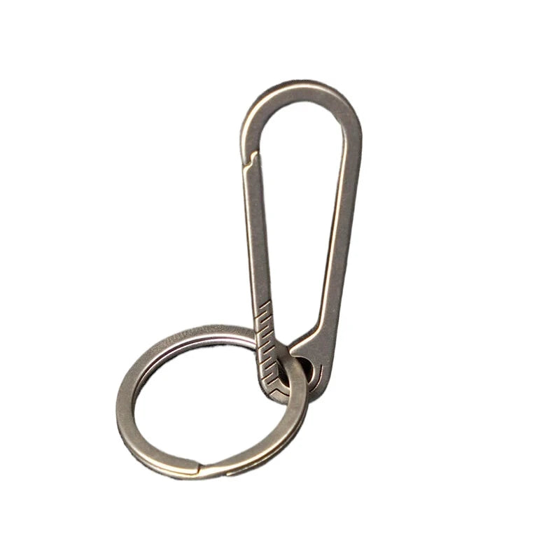1PCS Multifunctional Titanium Alloy Metal Keychain Quick Release