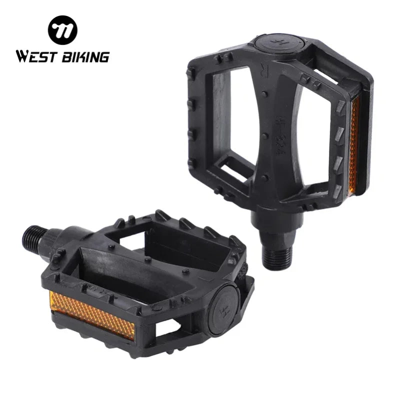 WEST BIKING Kids Bicycle Pedals Ultralight Anti-Slip ABS Safety