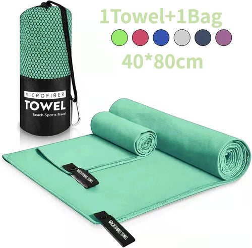 Quick-Drying Sports Towel 40x80CM Blue Grey Green Orange Swimming Gym