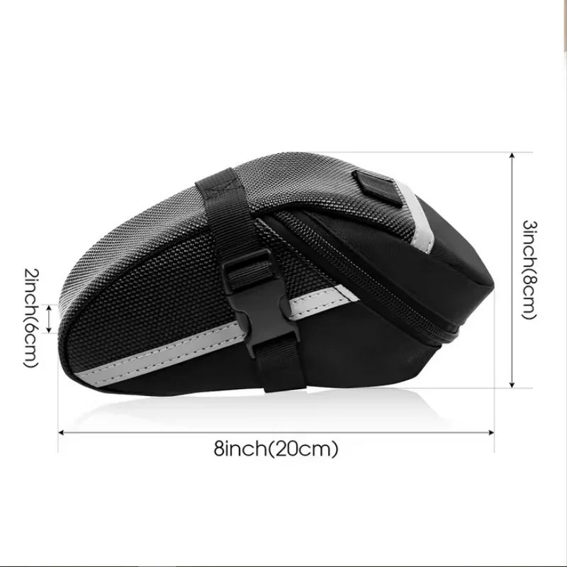 1 Pc Bicycle Saddle Bag Mountain Bike Tail Bag Bicycle Cushion Bag