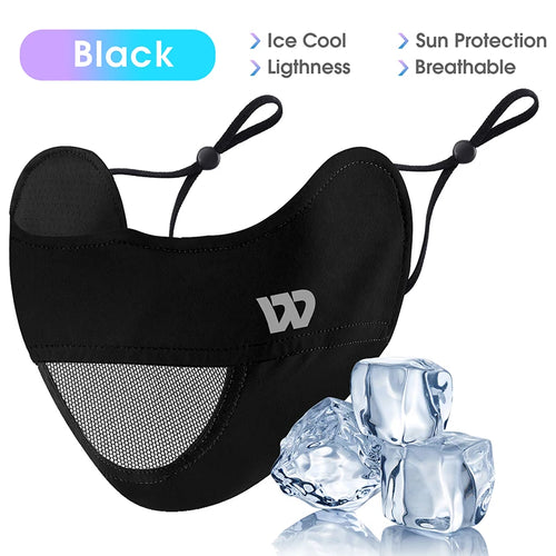 WEST BIKING Summer Ice Silk UV Protection Mask Breathable Outdoor