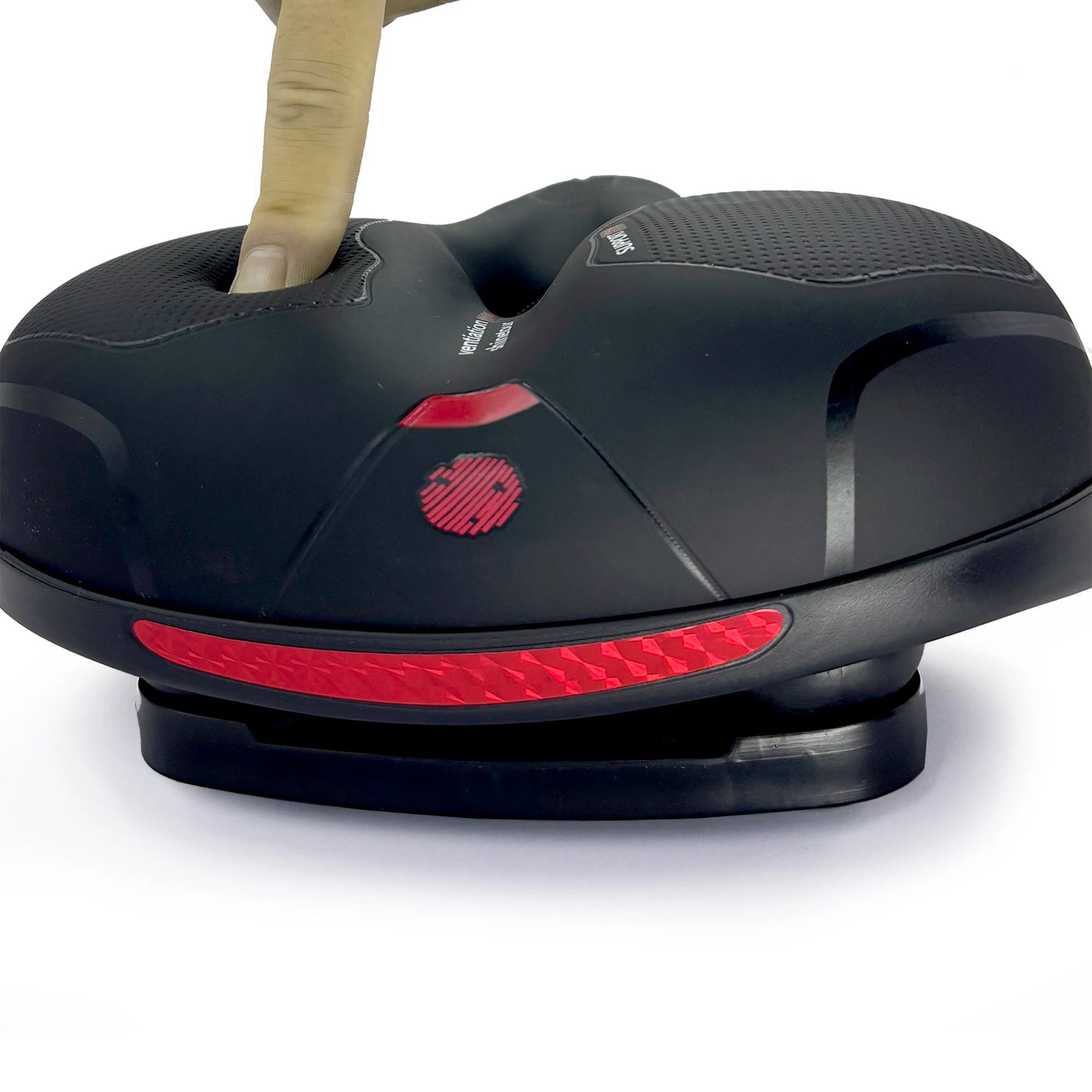 Large Road Bike Breathable Bicycle Saddle, Shock Absorbing Soft