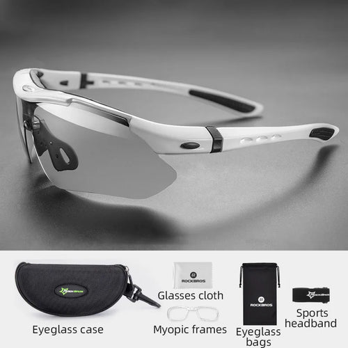 ROCKBROS Photochromic Cycling Glasses Bicycle Outdoor Sports