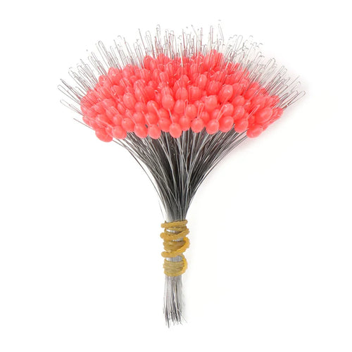 300Pcs Silicone Space Bean Oval Stopper Bobber Profession Fishing