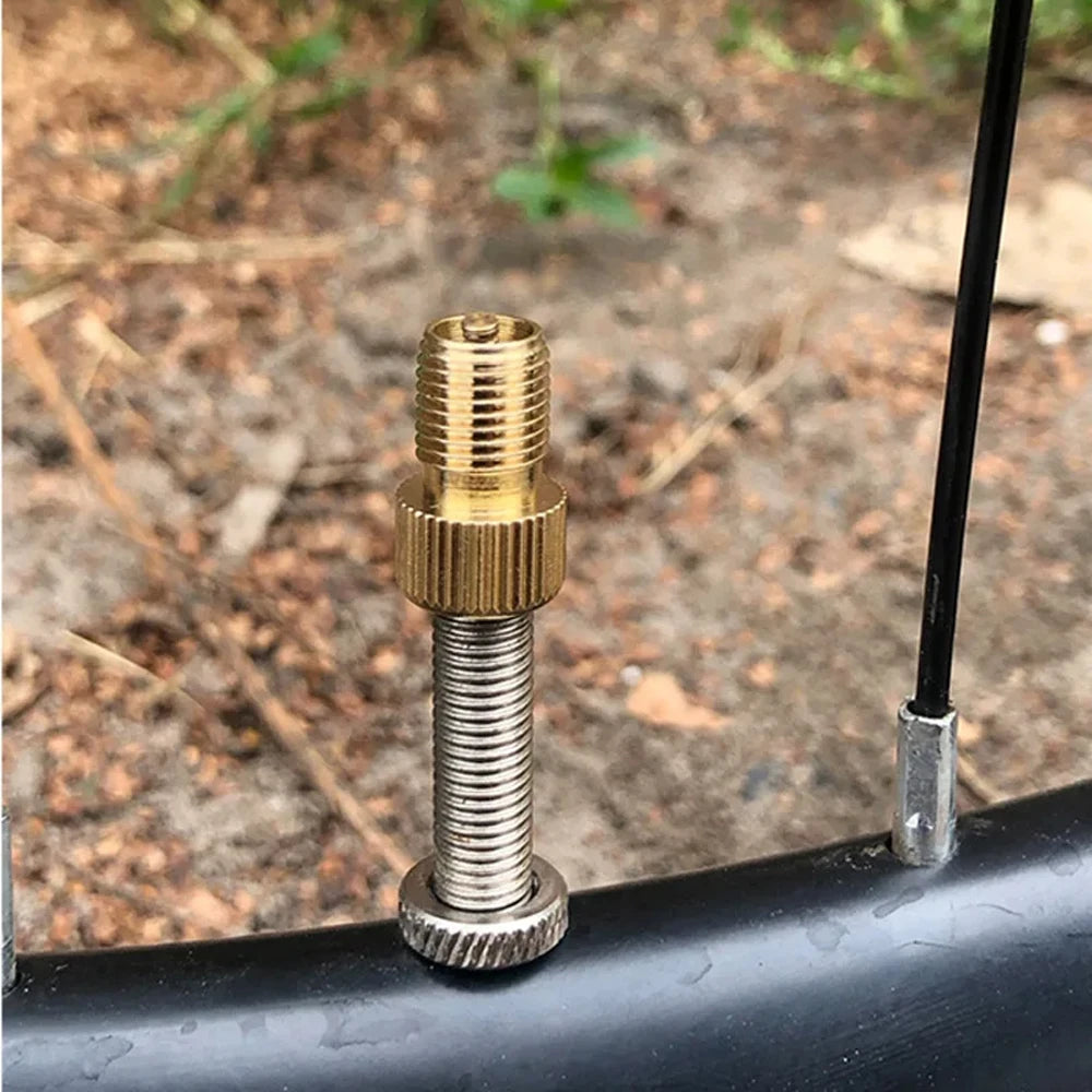 4/5PC F/V To A/V Valve Adapter Bike Value Converter Presta To Schrader