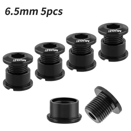 MUQZI 4/5PCS Chainring Bolts Single Double Chainring Screws Mountain
