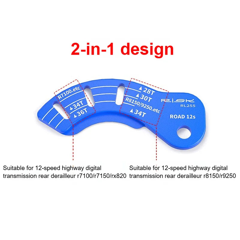RISK 12T Electric Rear Derailleur Adjuster Adjustment Gauge Guide Tool