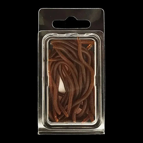 Lifelike Fishy Smell Red Soft Lures Simulation Earthworm Red Worms