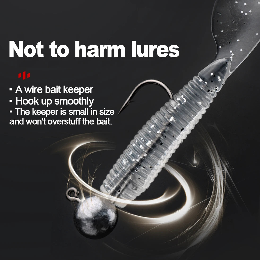 FishTrip 5~10pcs Ned Jig Heads Fishing Hook 2g~17g Soft Lures Worm