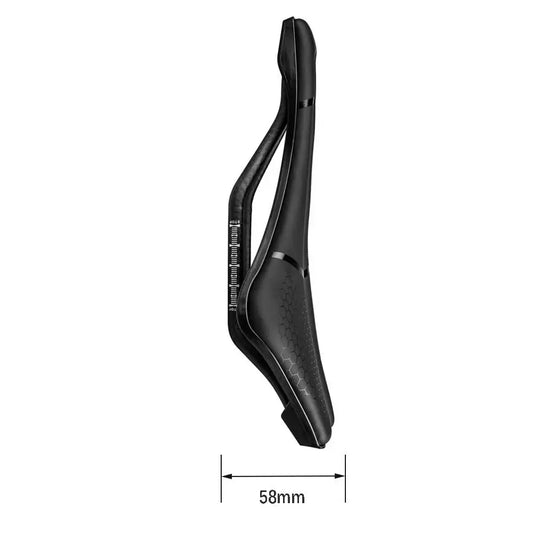 ELITAONE Mountain/Road Bike Saddle 245x139mm UD Carbon Bare Carbon