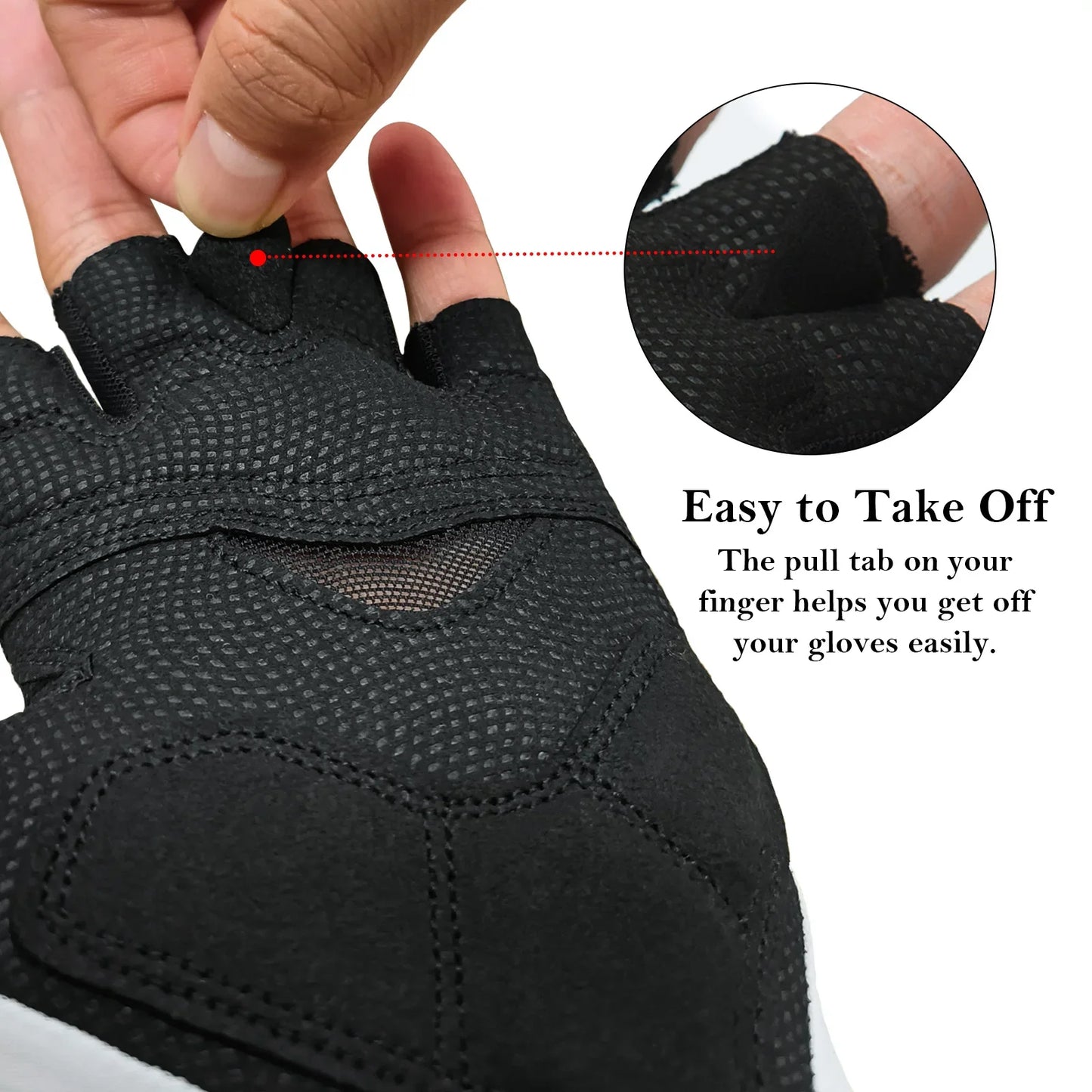 YKYWBIKE Cycling Gloves MTB Bike Gloves Sports Half Finger Sports